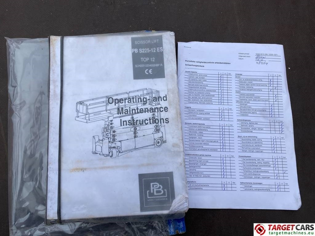 剪式升降机 PB Lifttechnik S225-12ES Electric Scissor Work Lift 2250cm：图30