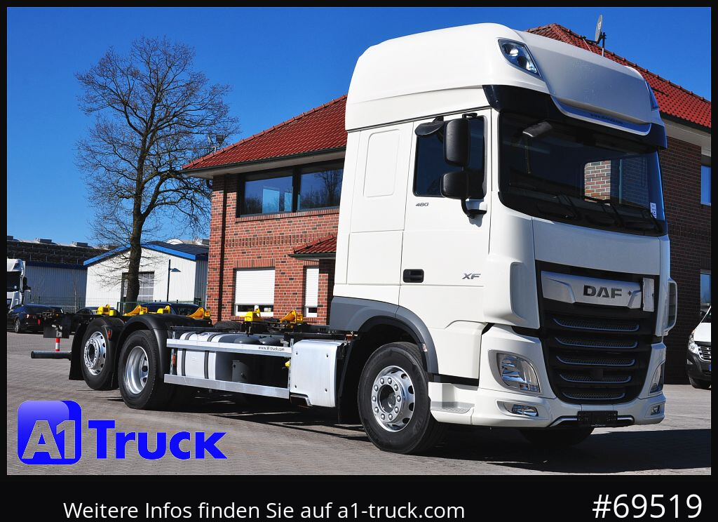 DAF XF 480 FAR Intarder, Multiwechsler 2x AHK - 集装箱运输车/ 可拆卸车身的卡车:图1 DAF XF 480 FAR Intarder, Multiwechsler 2x AHK - 集装箱运输车/ 可拆卸车身的卡车:图1