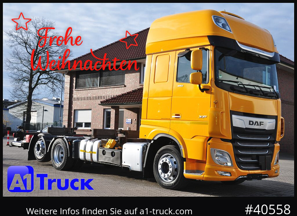 DAF XF 480, MultiBDF, 7,45, Standklima, LBW, - 集装箱运输车/ 可拆卸车身的卡车:图1 DAF XF 480, MultiBDF, 7,45, Standklima, LBW, - 集装箱运输车/ 可拆卸车身的卡车:图1