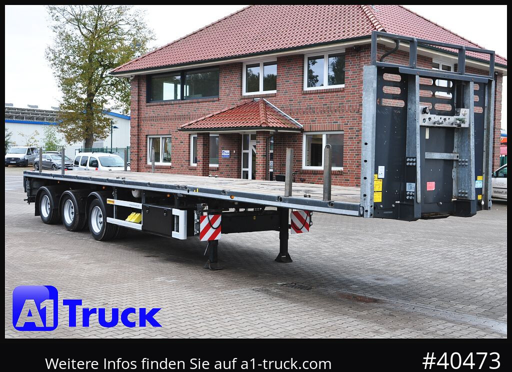 FAYMONVILLE F-S43-1AAF Telemax,3 zwangs gelenkt, Lenkachse - 栏板式/ 平板半拖车:图1 FAYMONVILLE F-S43-1AAF Telemax,3 zwangs gelenkt, Lenkachse - 栏板式/ 平板半拖车:图1