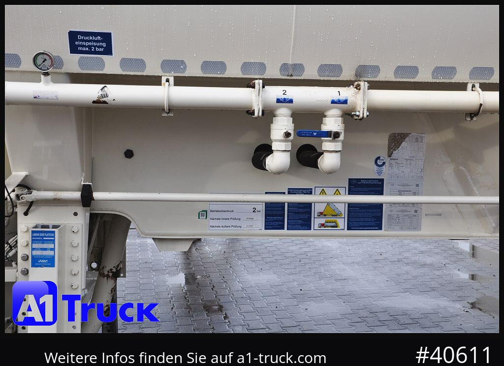 FELDBINDER EUT 55,3, 7 Kammern Futter Feed, Lenkachse, Alufelgen, - 筒仓拖车:图2 FELDBINDER EUT 55,3, 7 Kammern Futter Feed, Lenkachse, Alufelgen, - 筒仓拖车:图2