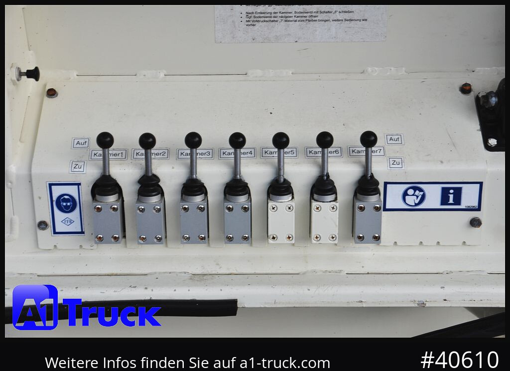 FELDBINDER EUT 55,3, Futter Feed 7 Kammern 55m³, Lenkachse, Alufelgen, - 筒仓拖车:图3 FELDBINDER EUT 55,3, Futter Feed 7 Kammern 55m³, Lenkachse, Alufelgen, - 筒仓拖车:图3