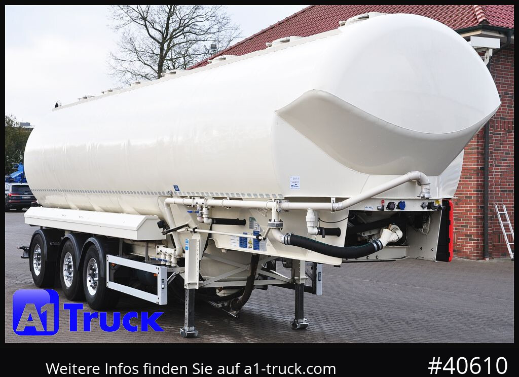 FELDBINDER EUT 55,3, Futter Feed 7 Kammern 55m³, Lenkachse, Alufelgen, - 筒仓拖车:图1 FELDBINDER EUT 55,3, Futter Feed 7 Kammern 55m³, Lenkachse, Alufelgen, - 筒仓拖车:图1