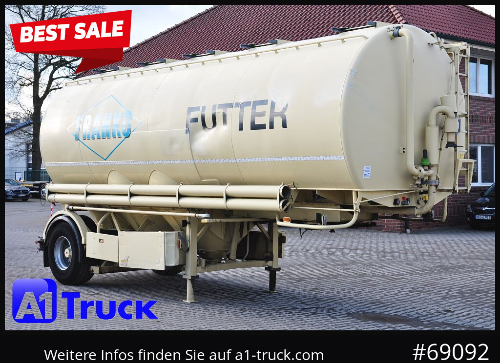 FELDBINDER Welgro, 36m³, Silo 5 Kammern, Lenkachse, - 筒仓拖车:图1 FELDBINDER Welgro, 36m³, Silo 5 Kammern, Lenkachse, - 筒仓拖车:图1