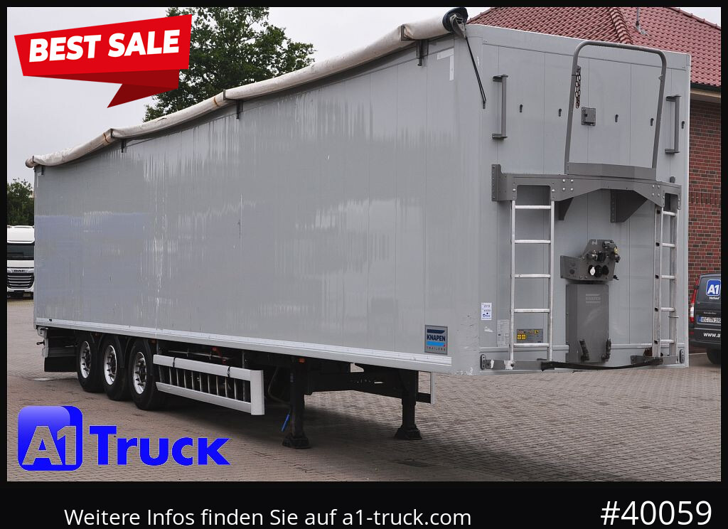 KNAPEN K100, Liftachse, Funk ca. 90m³ - 活动底半拖车:图1 KNAPEN K100, Liftachse, Funk ca. 90m³ - 活动底半拖车:图1
