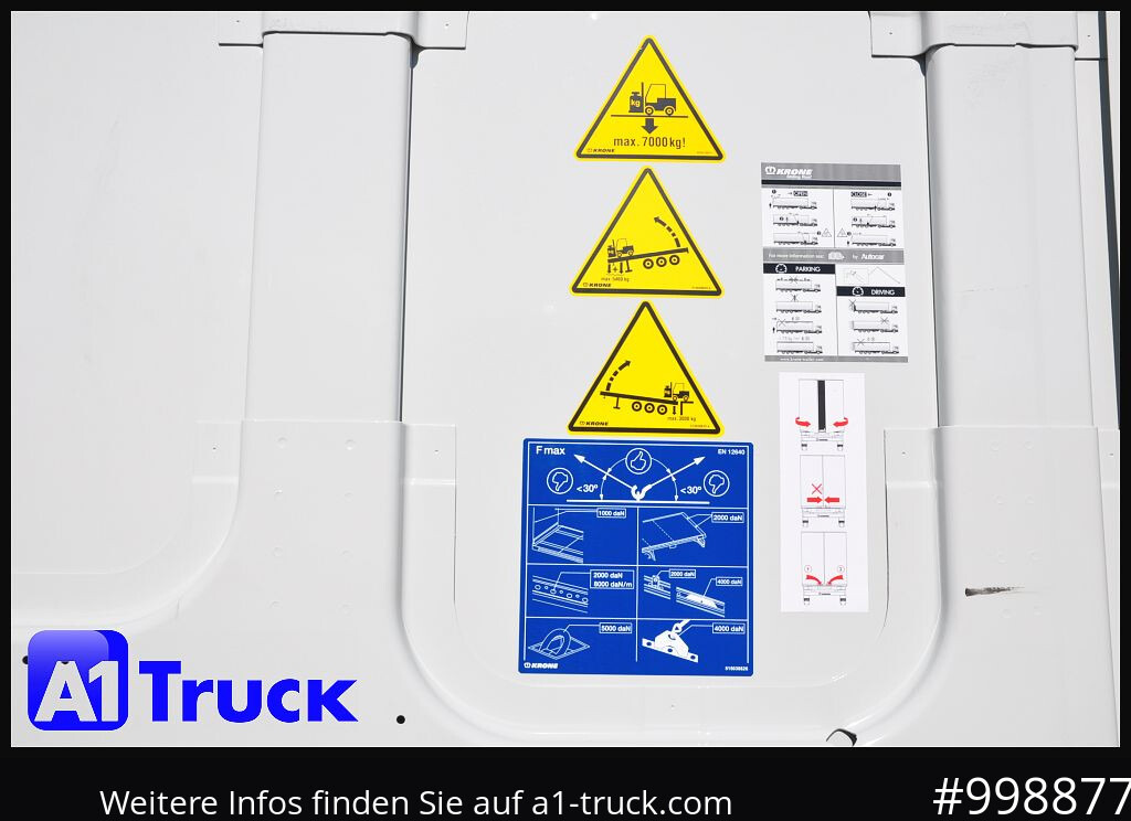 KRONE 5 x SD Tautliner, mit TPMS, NEU, sofort verfügbar, - 侧帘半拖车:图3 KRONE 5 x SD Tautliner, mit TPMS, NEU, sofort verfügbar, - 侧帘半拖车:图3