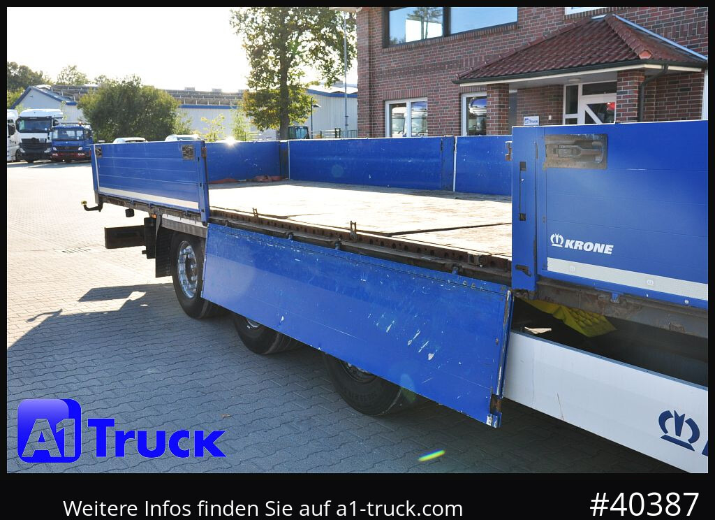 KRONE Mega, Pritsche, 1 Vorbesitzer, TÜV 01-2026, Staplerhalterung - 栏板式/ 平板半拖车:图2 KRONE Mega, Pritsche, 1 Vorbesitzer, TÜV 01-2026, Staplerhalterung - 栏板式/ 平板半拖车:图2