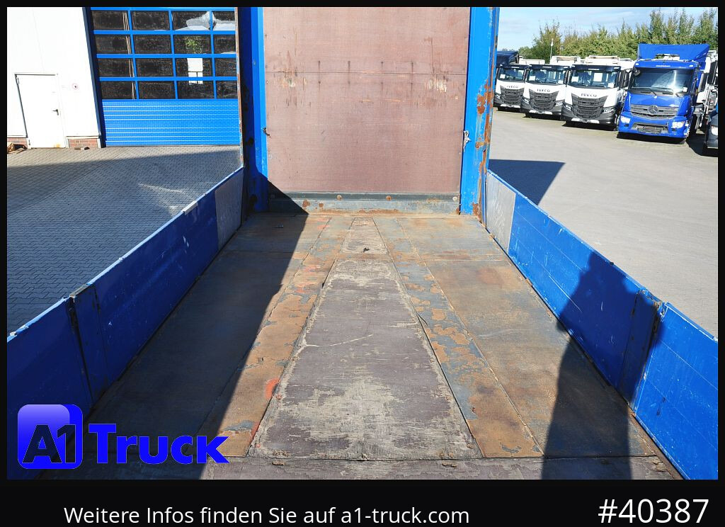 KRONE Mega, Pritsche, 1 Vorbesitzer, TÜV 01-2026, Staplerhalterung - 栏板式/ 平板半拖车:图4 KRONE Mega, Pritsche, 1 Vorbesitzer, TÜV 01-2026, Staplerhalterung - 栏板式/ 平板半拖车:图4