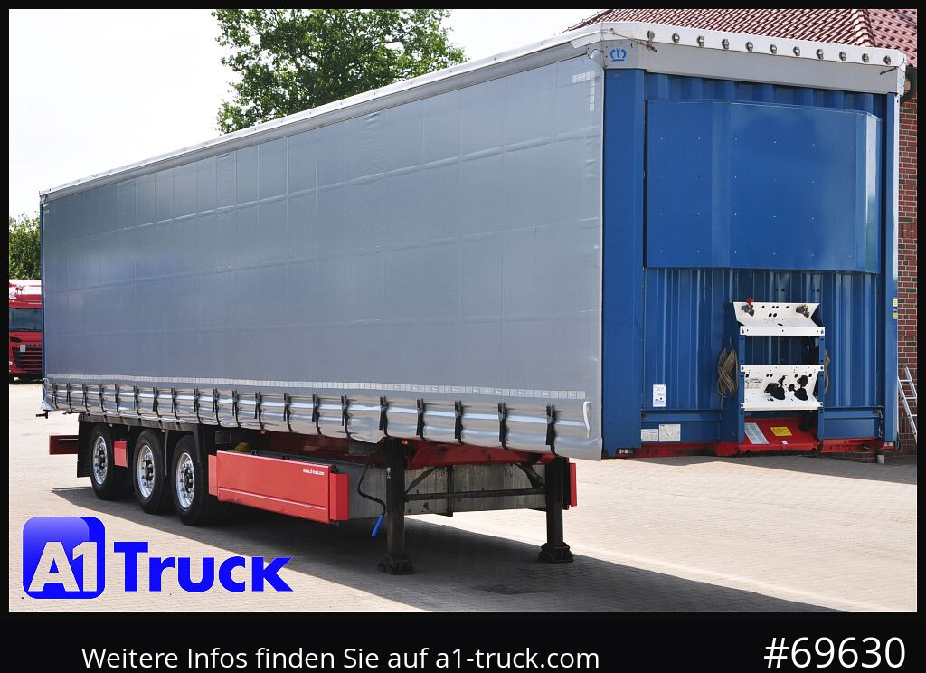 KRONE SD 27, Papier, Staplerhalterung, Bordwand, Lenkachse - 侧帘半拖车:图1 KRONE SD 27, Papier, Staplerhalterung, Bordwand, Lenkachse - 侧帘半拖车:图1