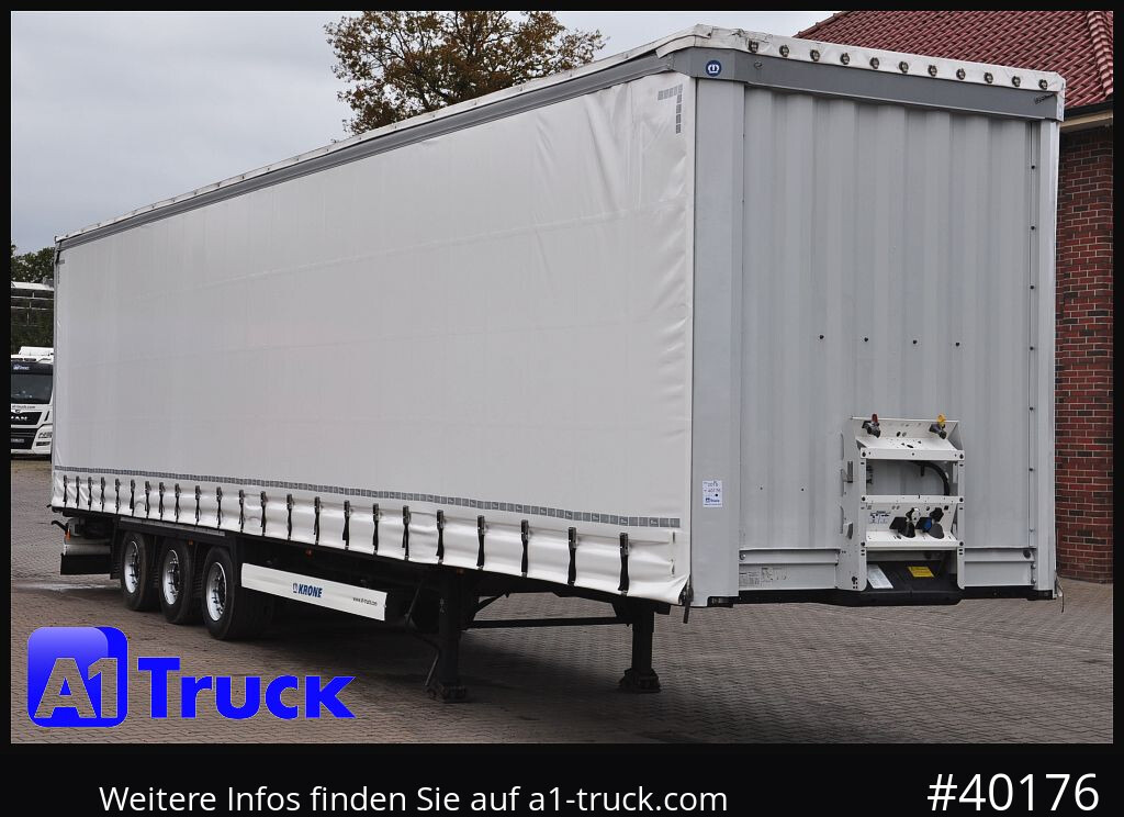 KRONE SD, Mega, neue Plane, Code XL, TÜV 11/2026 - 侧帘半拖车:图1 KRONE SD, Mega, neue Plane, Code XL, TÜV 11/2026 - 侧帘半拖车:图1