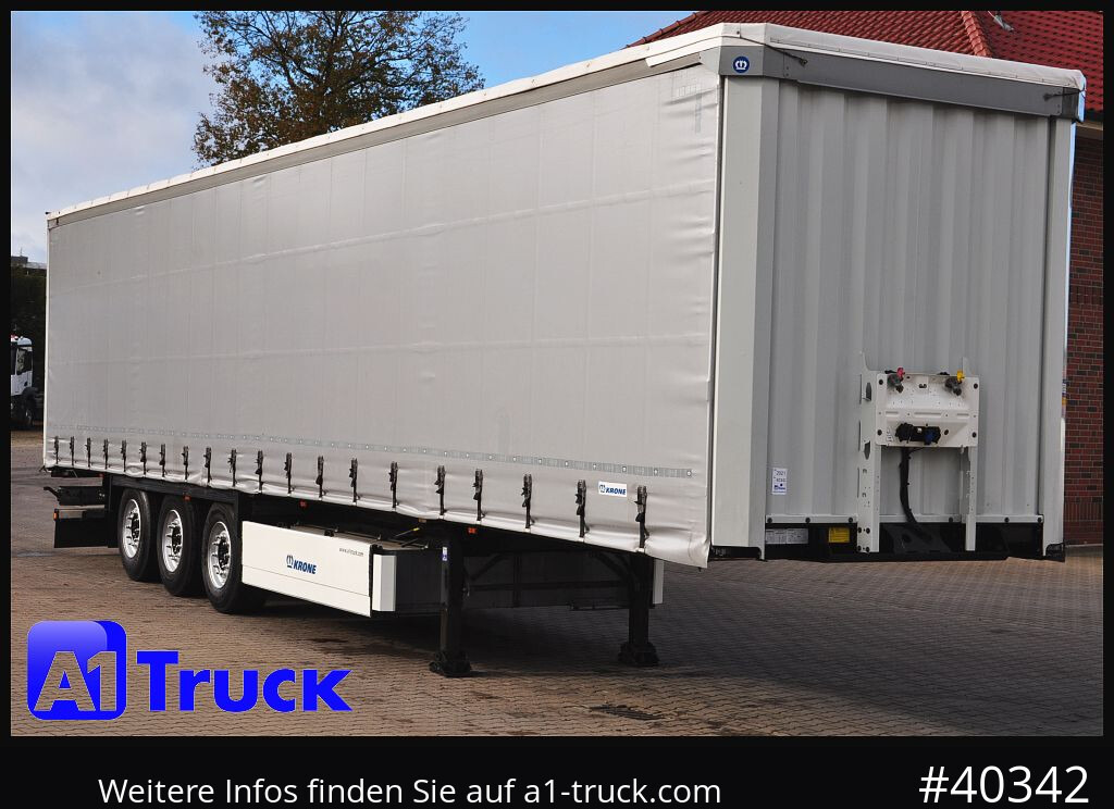 KRONE SD Tautliner, Liftachse, Palettenkasten - 侧帘半拖车:图1 KRONE SD Tautliner, Liftachse, Palettenkasten - 侧帘半拖车:图1