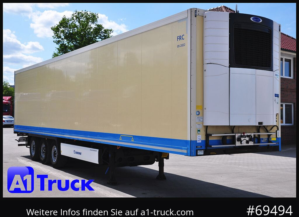 KRONE SDR 27 Carrier 1950 Mt., Lift, Multitemp. - 冷藏半拖车:图1 KRONE SDR 27 Carrier 1950 Mt., Lift, Multitemp. - 冷藏半拖车:图1