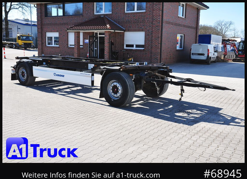 KRONE Standard BDF Anhänger für 7,45 WB, 1 Vorbesitzer - 集装箱运输车/ 可拆卸车身的拖车:图1 KRONE Standard BDF Anhänger für 7,45 WB, 1 Vorbesitzer - 集装箱运输车/ 可拆卸车身的拖车:图1