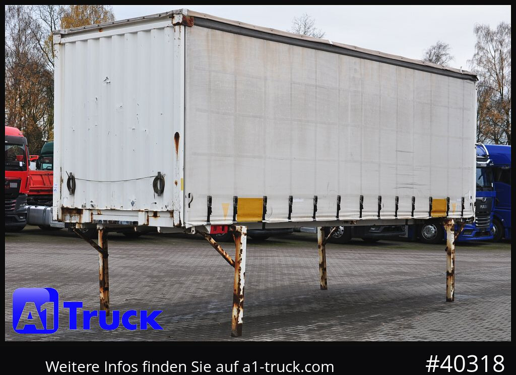 侧帘可拆卸车身 KRONE Wechselbrücke 7,45 Multilock, neutral:图13 侧帘可拆卸车身 KRONE Wechselbrücke 7,45 Multilock, neutral:图13