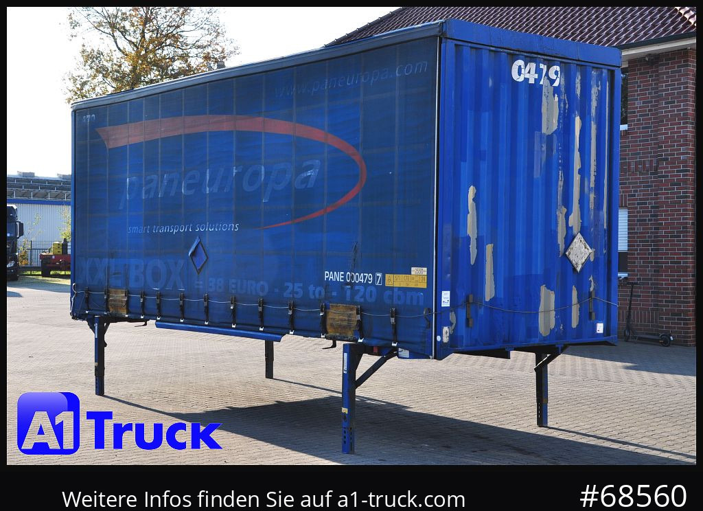 侧帘可拆卸车身 KRONE Wechselbrücke Jumbo BDF 7,82, Code XL,:图1