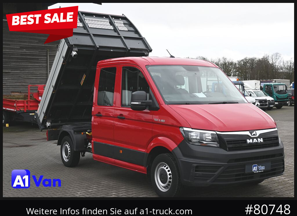 MAN TGE 3.180 Doka Kipper,Klima, AHK,Tüv Neu - 翻斗货车, 康比货车:图1 MAN TGE 3.180 Doka Kipper,Klima, AHK,Tüv Neu - 翻斗货车, 康比货车:图1