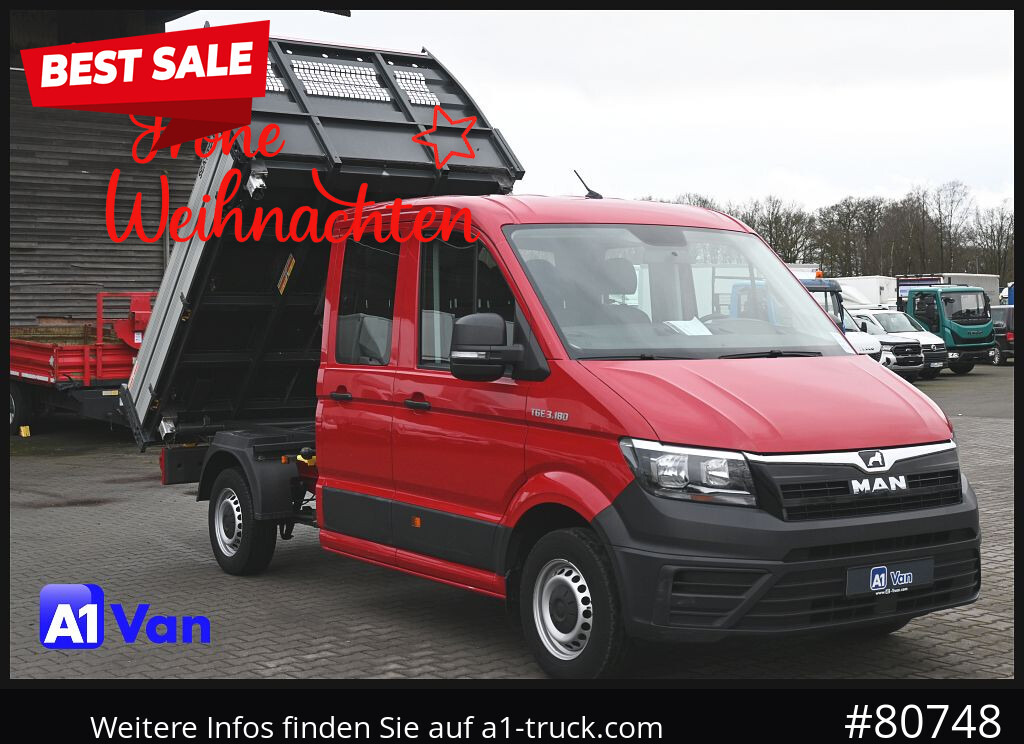 MAN TGE 3.180 Doka Kipper,Klima, AHK,Tüv Neu - 翻斗货车, 康比货车:图1 MAN TGE 3.180 Doka Kipper,Klima, AHK,Tüv Neu - 翻斗货车, 康比货车:图1