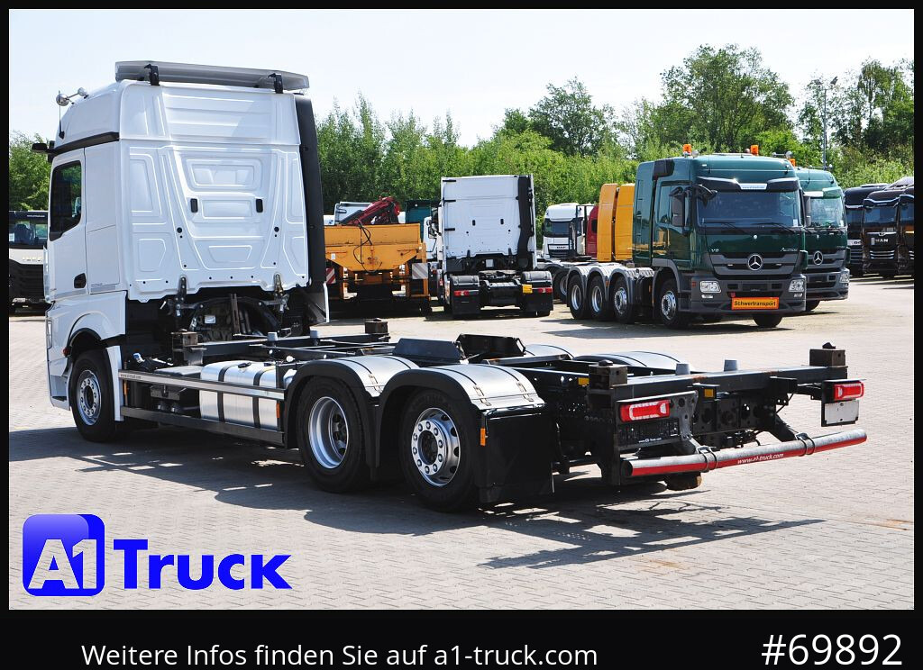 集装箱运输车/ 可拆卸车身的卡车 MERCEDES-BENZ 2548, Multi BDF, Wechsler, 7.45-7.82, MIDI, LIftachse：图11