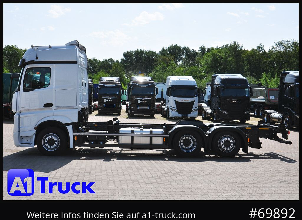 集装箱运输车/ 可拆卸车身的卡车 MERCEDES-BENZ 2548, Multi BDF, Wechsler, 7.45-7.82, MIDI, LIftachse：图12
