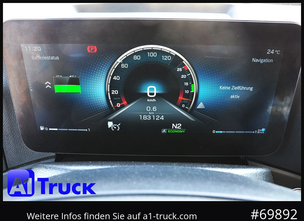 集装箱运输车/ 可拆卸车身的卡车 MERCEDES-BENZ 2548, Multi BDF, Wechsler, 7.45-7.82, MIDI, LIftachse：图6