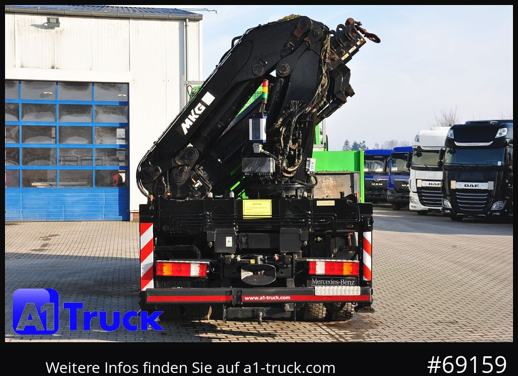 MERCEDES-BENZ Actros 1844 MP3, Kran MKG 291 HP 5+3 Funk, TÜV 06/2026 - 起重车:图3 MERCEDES-BENZ Actros 1844 MP3, Kran MKG 291 HP 5+3 Funk, TÜV 06/2026 - 起重车:图3