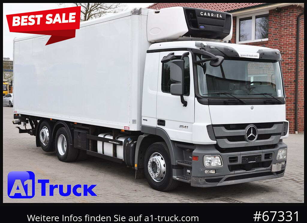 MERCEDES-BENZ Actros 2541 2544 Carrier 950 Bär LBW 2t. - 冷藏车:图1 MERCEDES-BENZ Actros 2541 2544 Carrier 950 Bär LBW 2t. - 冷藏车:图1