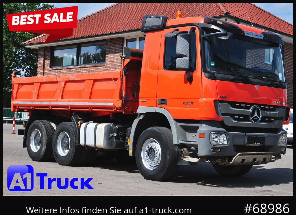 MERCEDES-BENZ Actros 2655 ,V8, 6x4 Meiller Klima , EPS - 翻斗车:图1 MERCEDES-BENZ Actros 2655 ,V8, 6x4 Meiller Klima , EPS - 翻斗车:图1