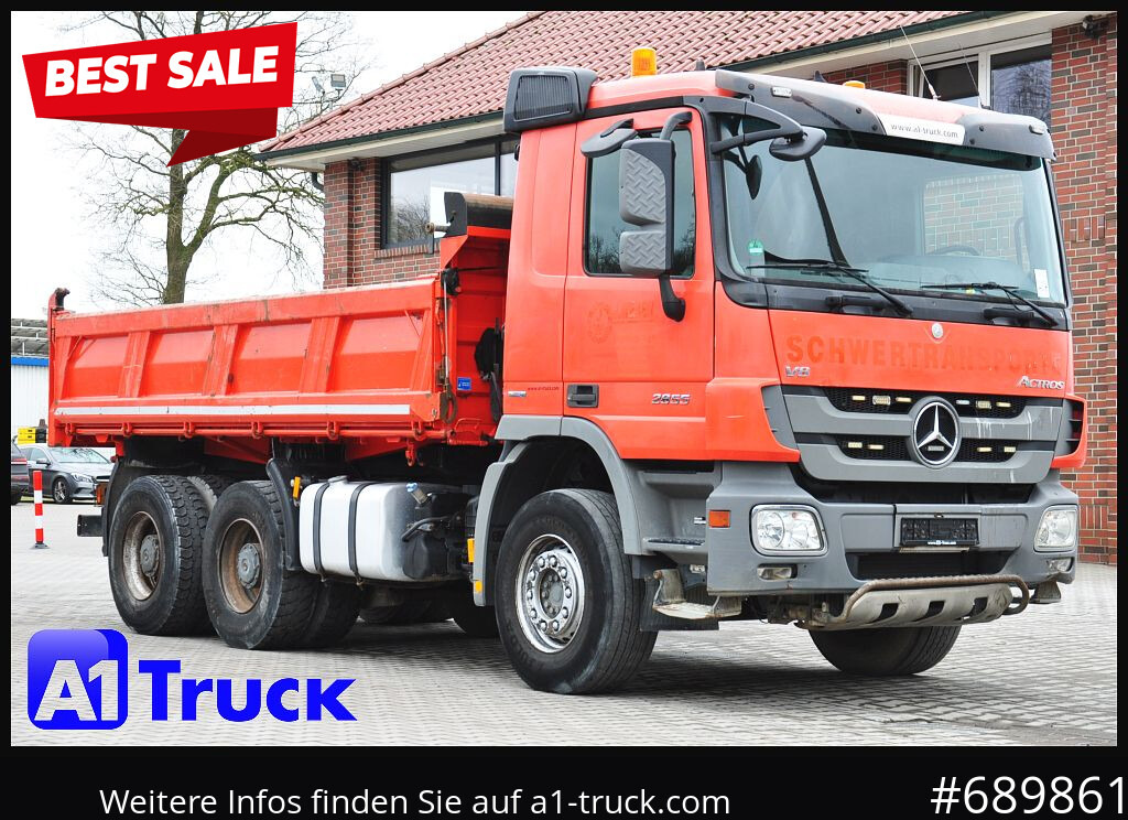 MERCEDES-BENZ Actros 2655 ,V8, 6x4 Meiller Klima , EPS - 翻斗车:图1 MERCEDES-BENZ Actros 2655 ,V8, 6x4 Meiller Klima , EPS - 翻斗车:图1