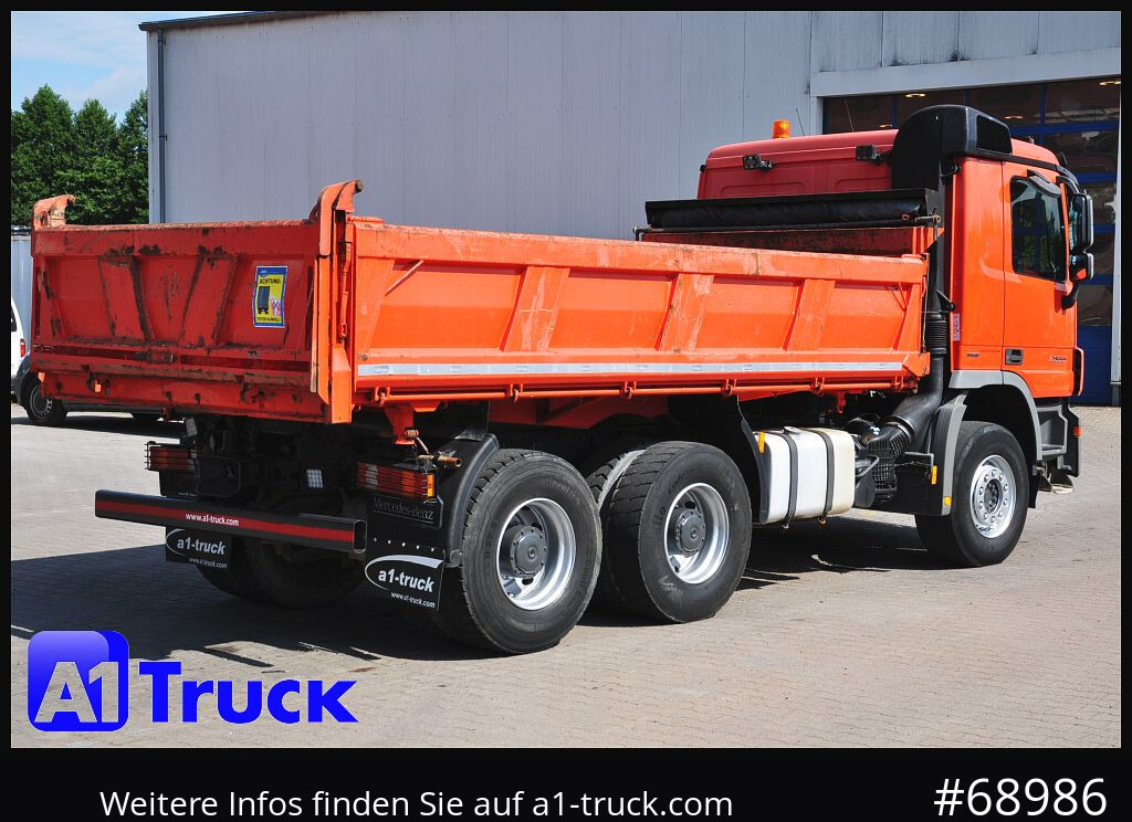 翻斗车 MERCEDES-BENZ Actros 2655 ,V8, 6x4  Meiller Klima , EPS：图9