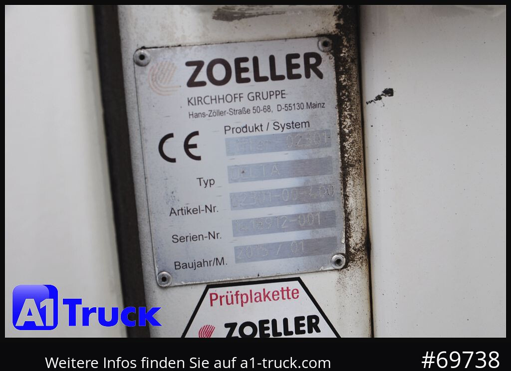 垃圾车 用于运输 垃圾 MERCEDES-BENZ Antos 2532 Faun Powerpress II Zöller Detla 2301,:图15 垃圾车 用于运输 垃圾 MERCEDES-BENZ Antos 2532 Faun Powerpress II Zöller Detla 2301,:图15