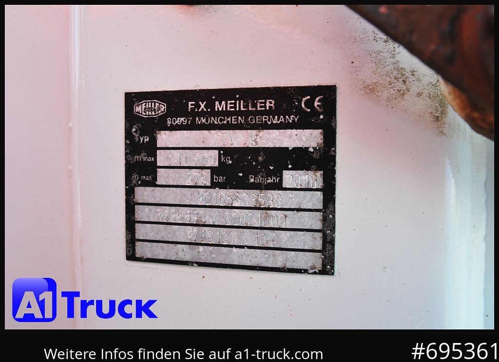 MERCEDES-BENZ Arocs 1830, Kipper + Kran,Palfinger, Funk, - 翻斗车, 起重车:图4 MERCEDES-BENZ Arocs 1830, Kipper + Kran,Palfinger, Funk, - 翻斗车, 起重车:图4