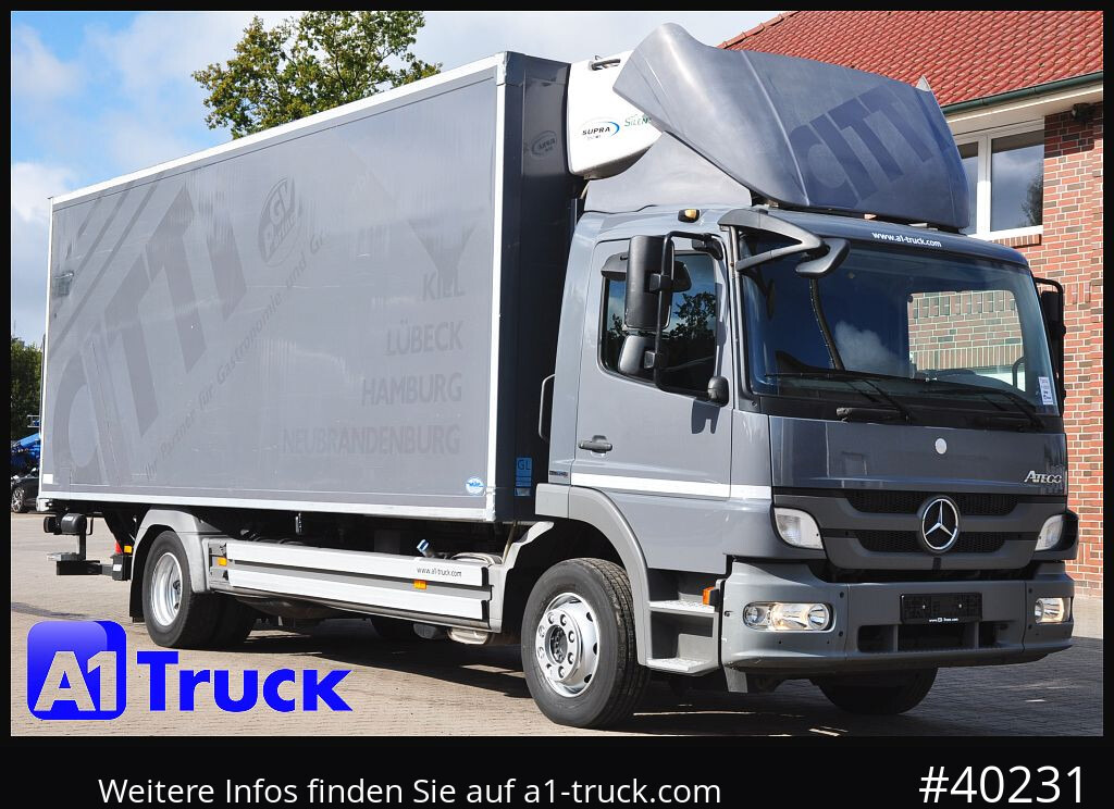 MERCEDES-BENZ Atego 1222, Kühlkoffer, Carrier Supra 850 Mt, LBW - 冷藏车:图1 MERCEDES-BENZ Atego 1222, Kühlkoffer, Carrier Supra 850 Mt, LBW - 冷藏车:图1