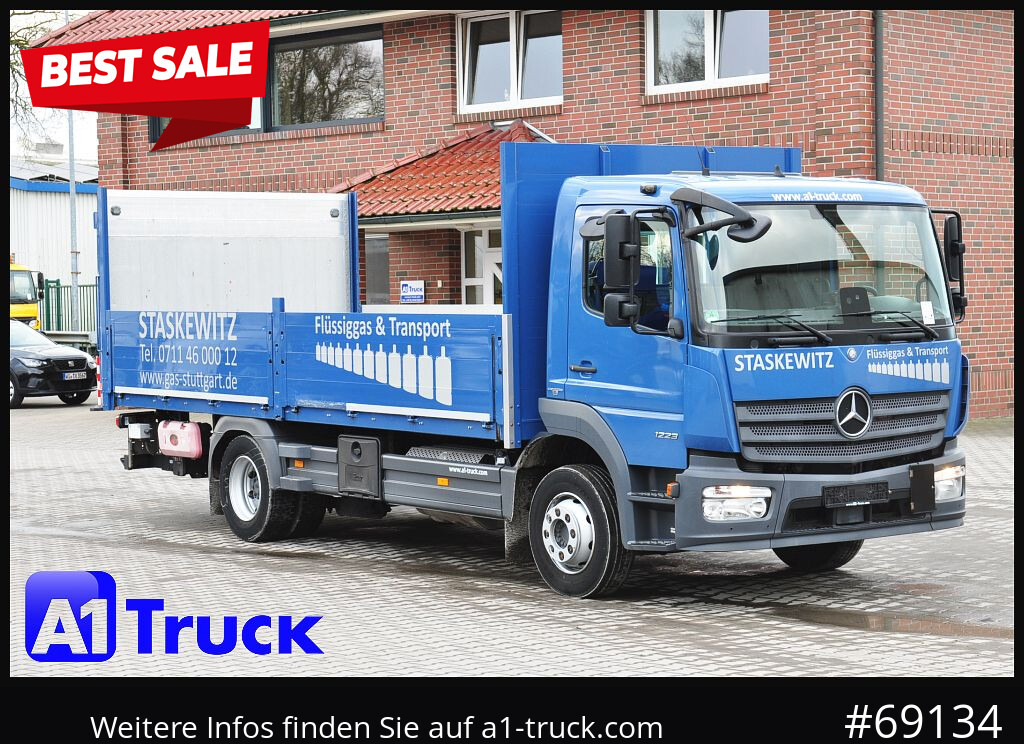 栏板式/ 平板卡车 MERCEDES-BENZ Atego 1223 BL,LBW 1.5t. E6, Airbag,：图1