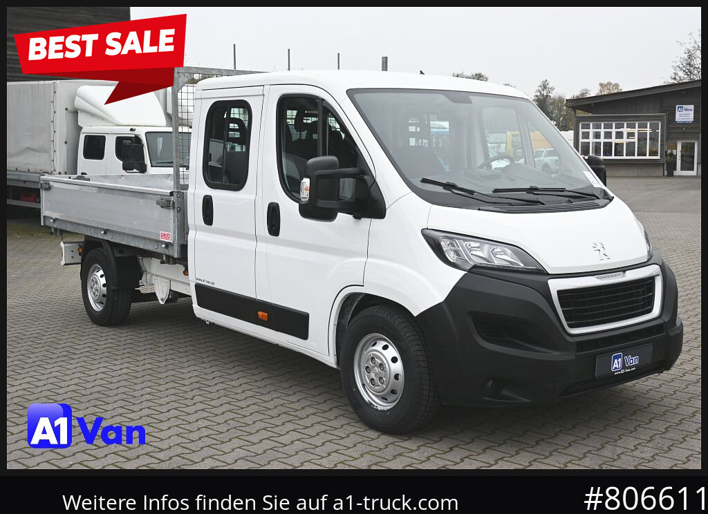 PEUGEOT Boxer Doka Kipper, AHK, Klima, Standheizung - 卡车:图1 PEUGEOT Boxer Doka Kipper, AHK, Klima, Standheizung - 卡车:图1