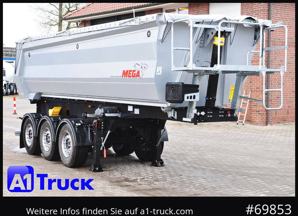 REISCH Mega 25m³ Lift Stahl SAF 4X4 Allrad 1350mm - 翻斗半拖车:图1 REISCH Mega 25m³ Lift Stahl SAF 4X4 Allrad 1350mm - 翻斗半拖车:图1