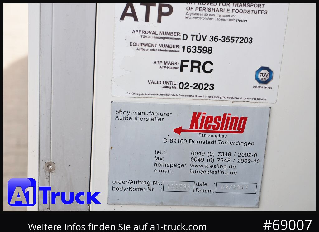 RENAULT D16- 280 Klima, TK 1000 R LBW+Türen - 冷藏车:图4 RENAULT D16- 280 Klima, TK 1000 R LBW+Türen - 冷藏车:图4