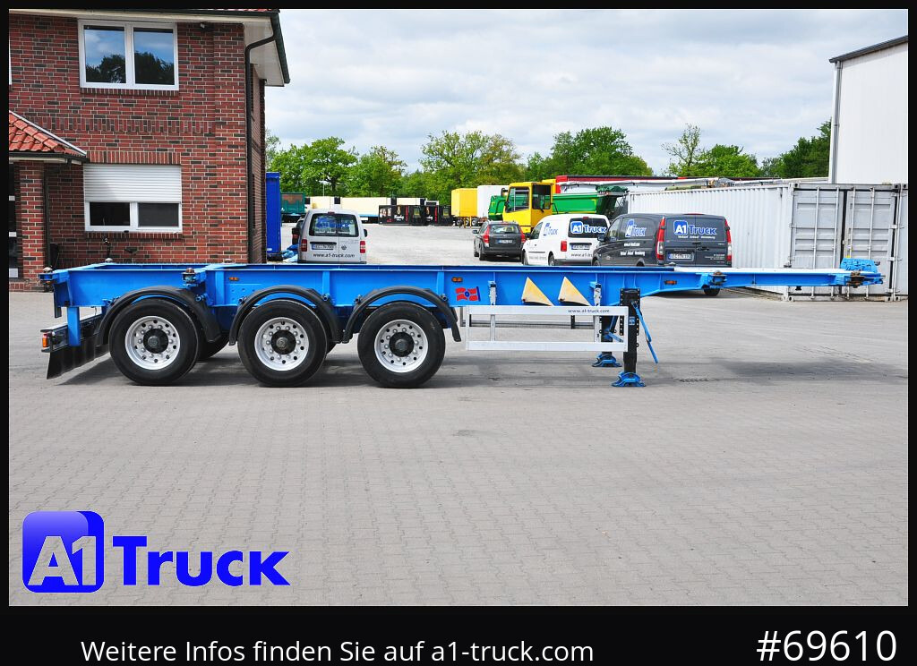 集装箱运输车/ 可拆卸车身的半拖车 ROHR ADR, Alufelgen, Alurahmen 20- 30 Fuss Container：图10