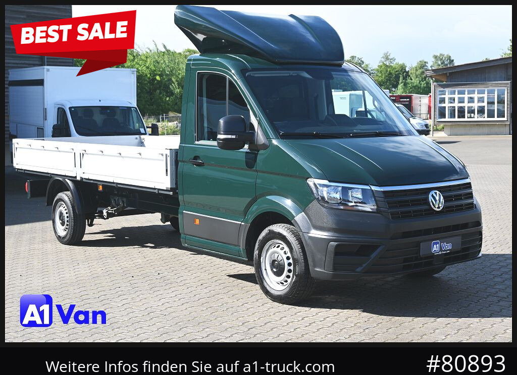 VOLKSWAGEN Crafter 35 Pritsche Maxi, Klima, AHK, - 平板货车:图1 VOLKSWAGEN Crafter 35 Pritsche Maxi, Klima, AHK, - 平板货车:图1