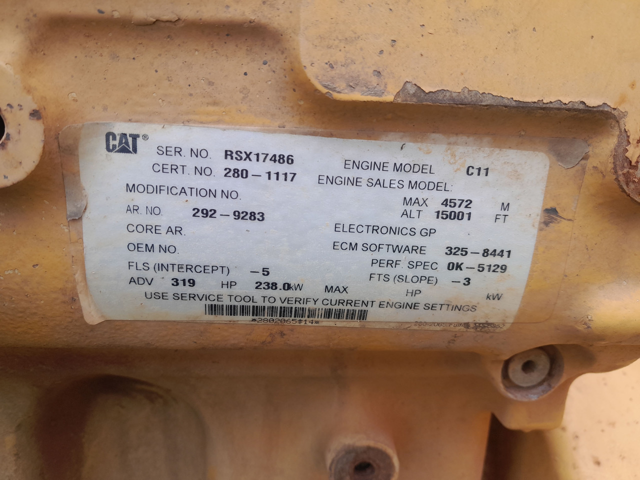 Caterpillar C11 MOTORE COMPLETO USATO IN REVISIONE - 发动机 适用于 建筑机械:图3 Caterpillar C11 MOTORE COMPLETO USATO IN REVISIONE - 发动机 适用于 建筑机械:图3