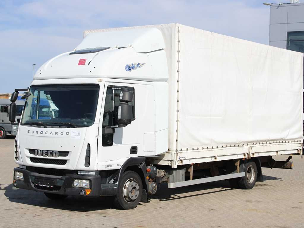 Iveco EUROCARGO ML 75E18,EURO 5EEV,PNEU 90%,SIDEWALLS - 侧帘货车:图1 Iveco EUROCARGO ML 75E18,EURO 5EEV,PNEU 90%,SIDEWALLS - 侧帘货车:图1