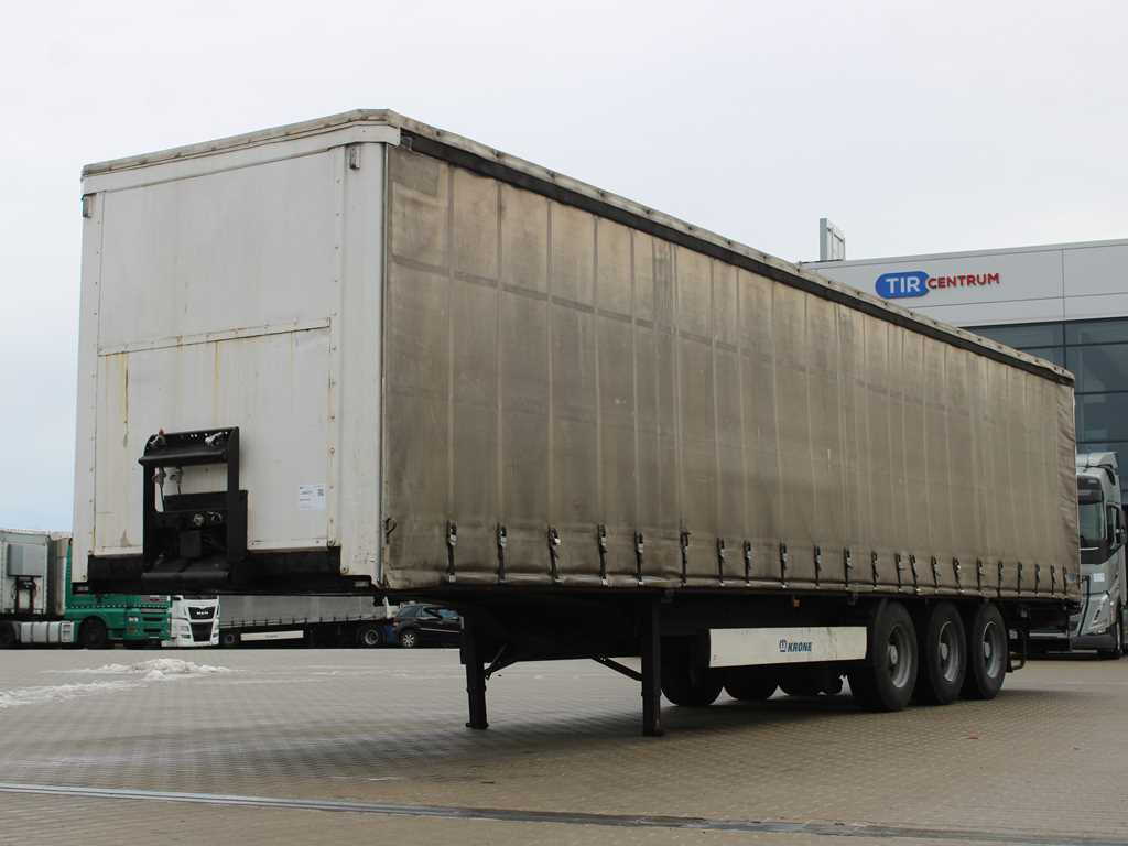 Krone KRONE SDP 27 WKE, LIFTING AXLE - 侧帘半拖车:图1 Krone KRONE SDP 27 WKE, LIFTING AXLE - 侧帘半拖车:图1