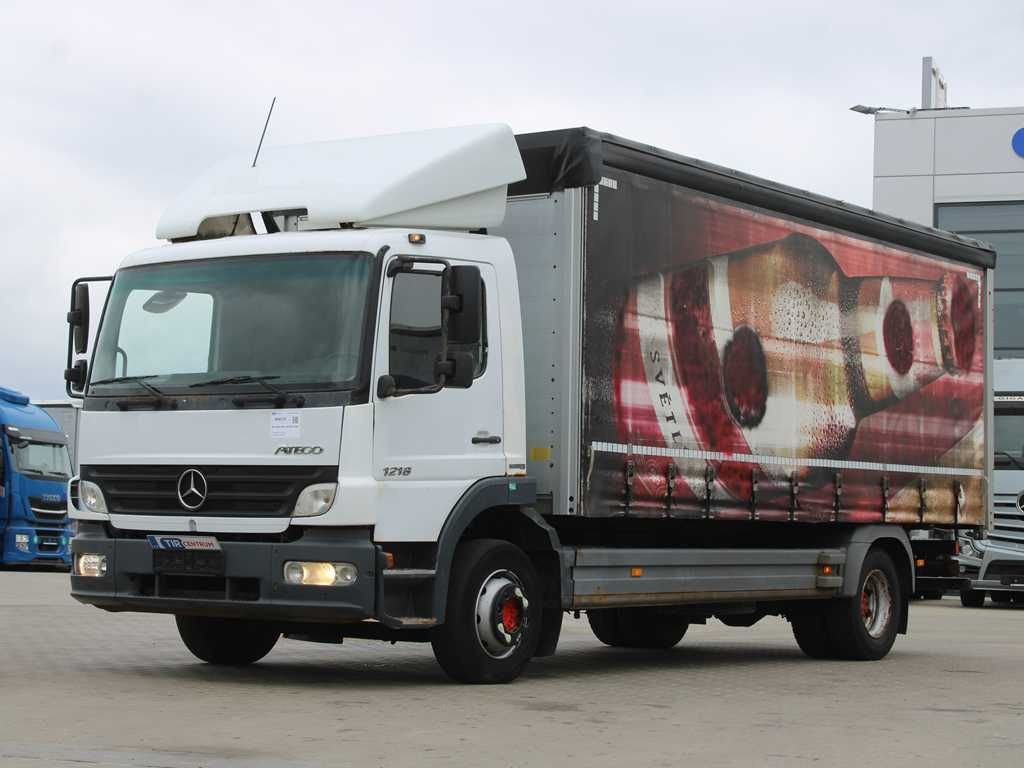 Mercedes-Benz ATEGO 1218, EURO 4 - 侧帘卡车:图1 Mercedes-Benz ATEGO 1218, EURO 4 - 侧帘卡车:图1