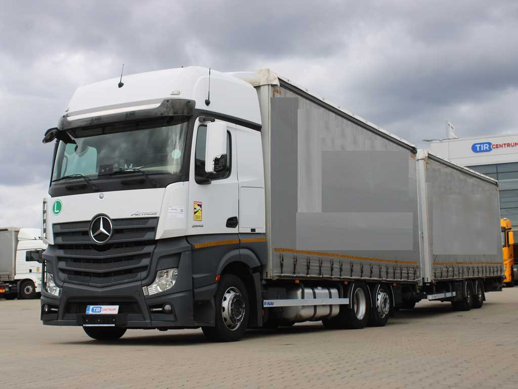 Mercedes-Benz Actros 2542, 6X2, LIFTING AXLE + PANAV TVK18M - 侧帘卡车:图1 Mercedes-Benz Actros 2542, 6X2, LIFTING AXLE + PANAV TVK18M - 侧帘卡车:图1