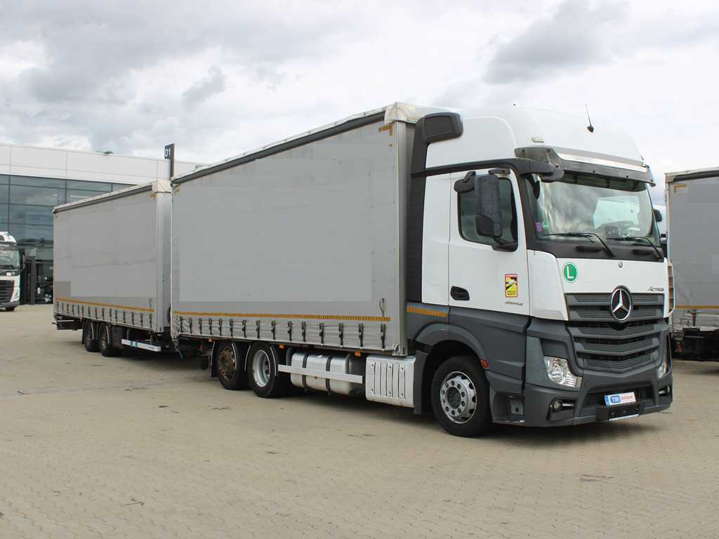 Mercedes-Benz Actros 2542, 6X2, LIFTING AXLE + PANAV TVK18M - 侧帘卡车:图3 Mercedes-Benz Actros 2542, 6X2, LIFTING AXLE + PANAV TVK18M - 侧帘卡车:图3