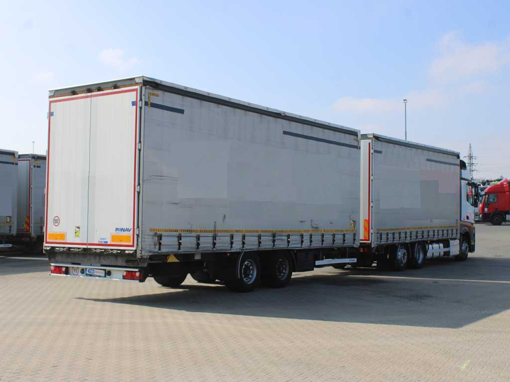 Mercedes-Benz Actros 2542, EURO 6, 6X2, AIR SUSPENSION + PANAV TV018M - 侧帘卡车:图4 Mercedes-Benz Actros 2542, EURO 6, 6X2, AIR SUSPENSION + PANAV TV018M - 侧帘卡车:图4