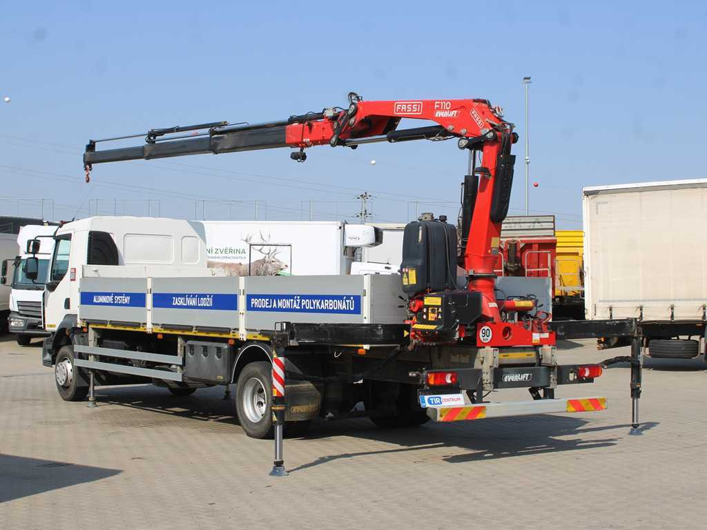 Renault D 250, EURO 6, SIDE, HYDRAULIC ARM FASSI F110 - 栏板式/ 平板卡车, 起重车:图5 Renault D 250, EURO 6, SIDE, HYDRAULIC ARM FASSI F110 - 栏板式/ 平板卡车, 起重车:图5