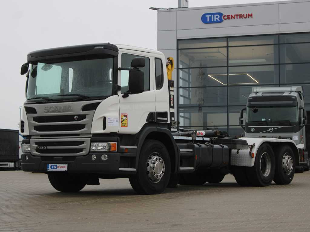 Scania P410, EURO 6, 6X2, CONTAINER HOOK CARRIER, LIFTING AXLE - 吊钩升降车:图1 Scania P410, EURO 6, 6X2, CONTAINER HOOK CARRIER, LIFTING AXLE - 吊钩升降车:图1
