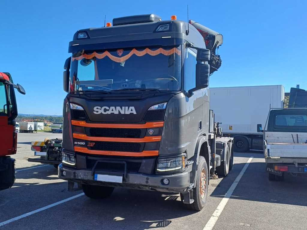 Scania R500, 6x6, RETARDER, OPTICRUISE, PALFINGER EPSILON S260Z96 - 牵引车:图1 Scania R500, 6x6, RETARDER, OPTICRUISE, PALFINGER EPSILON S260Z96 - 牵引车:图1