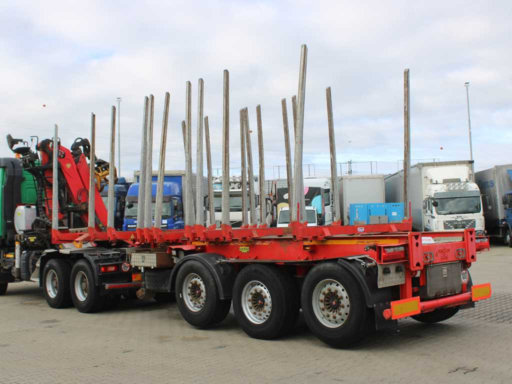 Umikov NPK 39, 2X LIFTING AXLE, SAF - 木材运输半挂车:图3 Umikov NPK 39, 2X LIFTING AXLE, SAF - 木材运输半挂车:图3