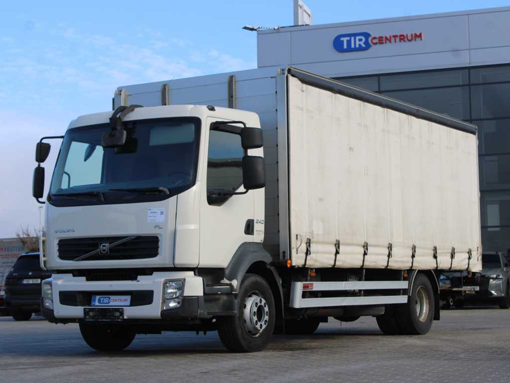 Volvo FL 240, EURO 5, HYDRAULIC FRONT, TIRES 80% - 侧帘卡车:图1 Volvo FL 240, EURO 5, HYDRAULIC FRONT, TIRES 80% - 侧帘卡车:图1